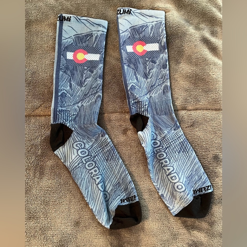 Pearl Izumi Cycling Colorado Blue Socks